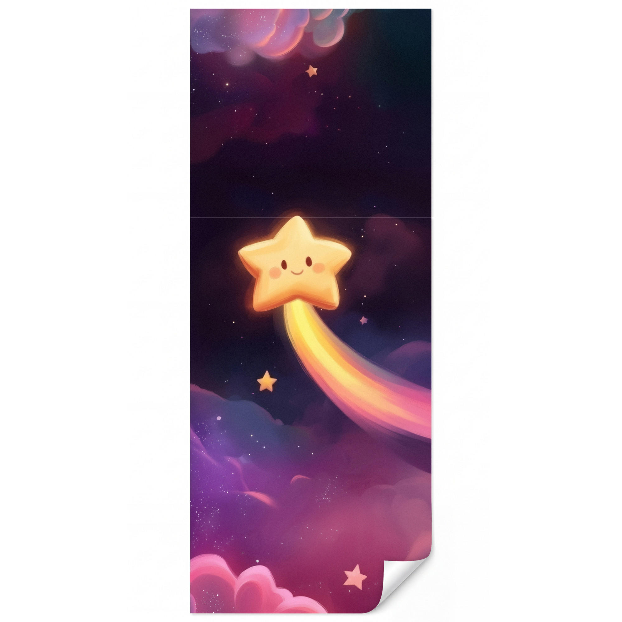 OnlyWow Kindertapete Schwarz 120x280 cm