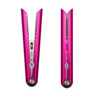 HAARGLÄTTER Corrale Fuchsia Nickel Kabellos, Glätteisen, Stylinggerät, Haarglätter, OLED Display, Ladestation, Reise Haarglätter, Lockenstyler, Beauty - Pink, Kunststoff/Metall (4.1/4.5/29.2cm) - Dyson
