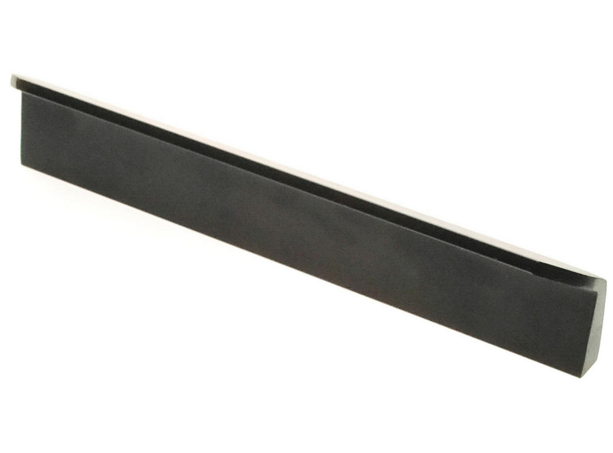 MÖBELGRIFF BA 160mm Küchengriff Aluminium schwarz Griffleiste pulverbeschichtet - Schwarz, Metall (2/2.5/17.5cm) - Livingpoint24