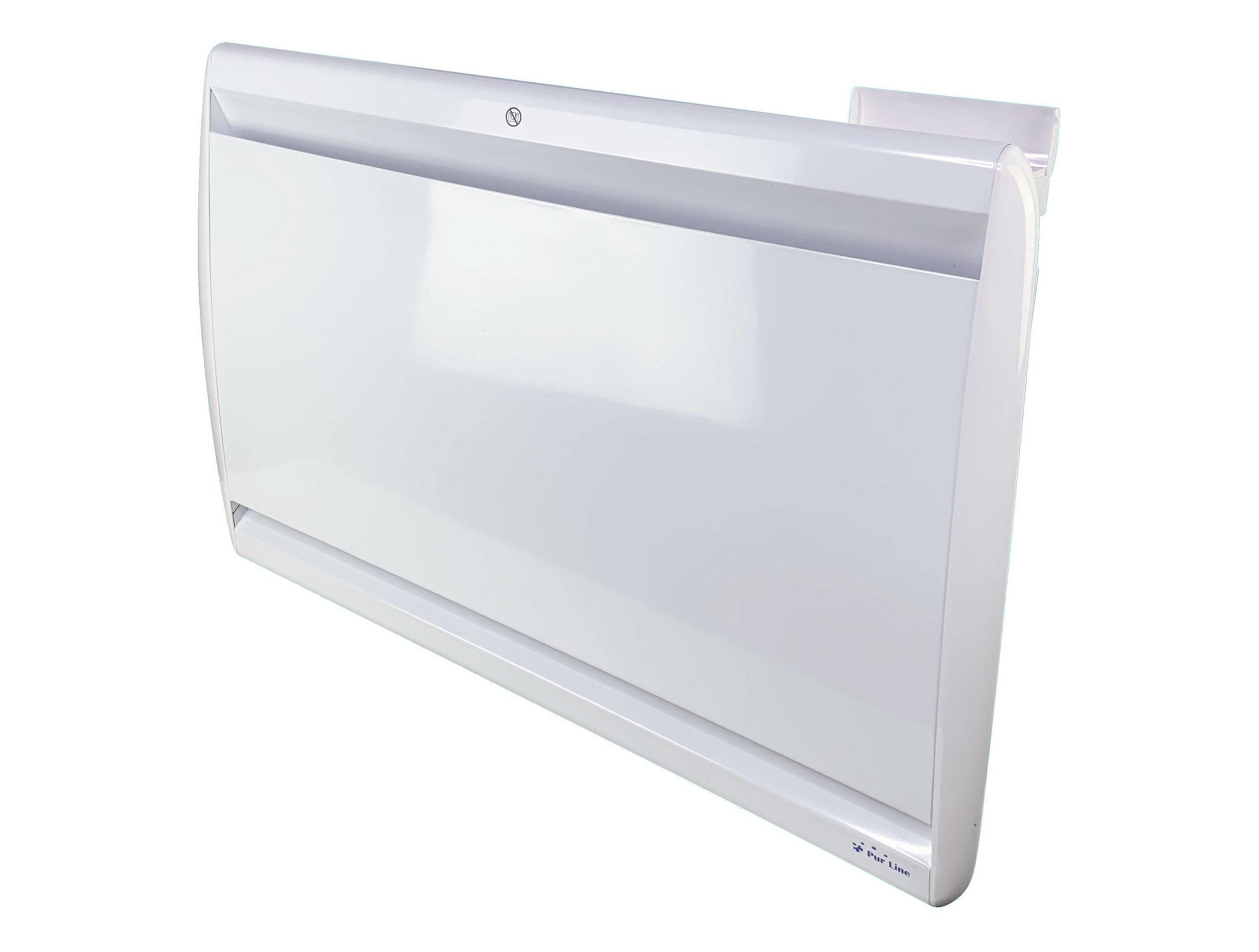 WANDHEIZUNG Weiß mit interner Gusseisenplatte und WiFi-Steuerung 1500 W - Weiß, Metall (75/55/10cm) - Purline