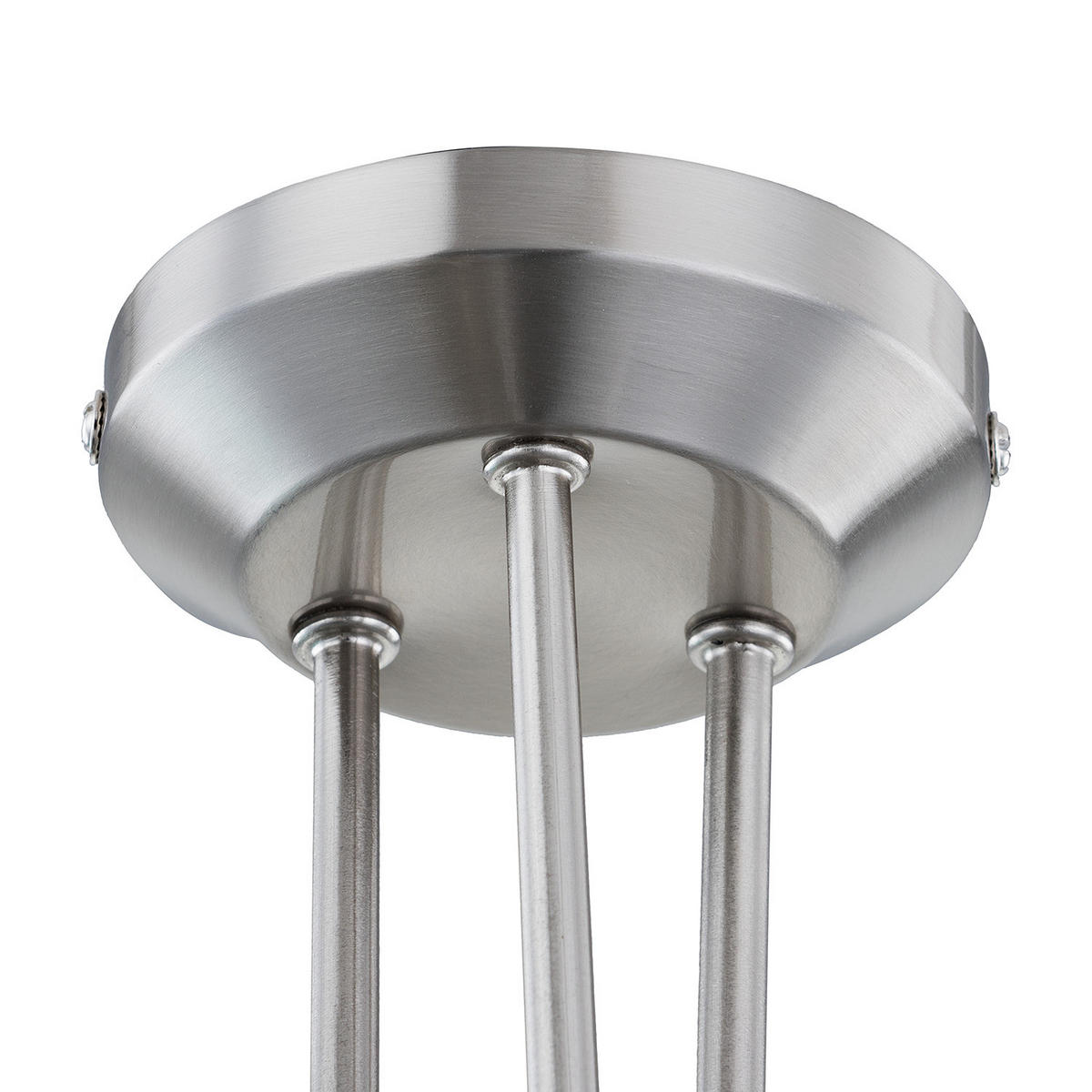 DECKENLEUCHTE - Sicherheitsglas / Eisen, 3-flammig - Multicolor, Glas (54/54/24cm) - home24