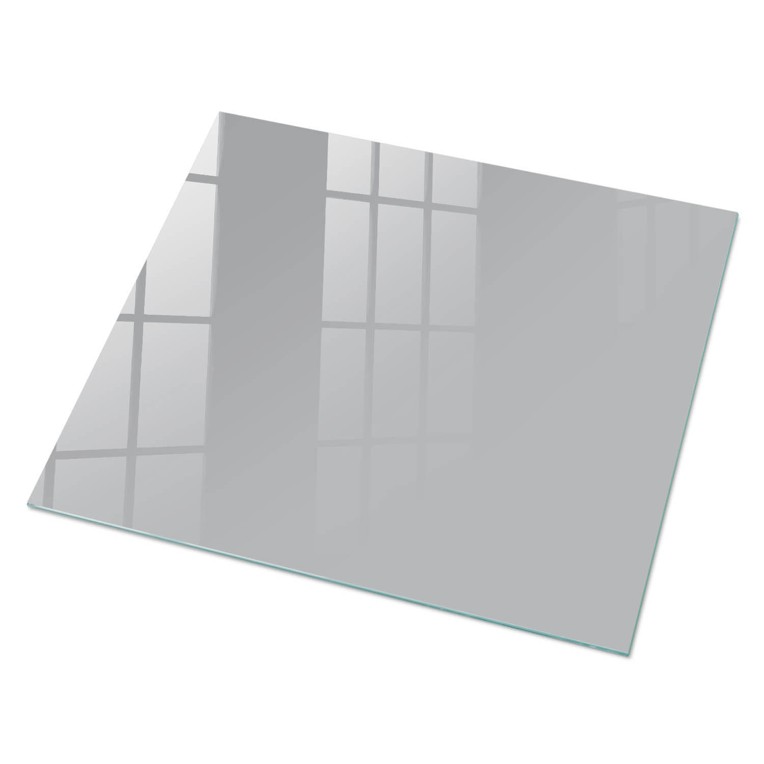 GLASPLATTE 80x60 cm – Glattes Grau - Pink, Glas (0.4/80/60cm) - ArtPrintCave