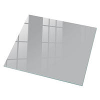 GLASPLATTE 80x60 cm – Glattes Grau - Pink, Glas (0.4/80/60cm) - ArtPrintCave