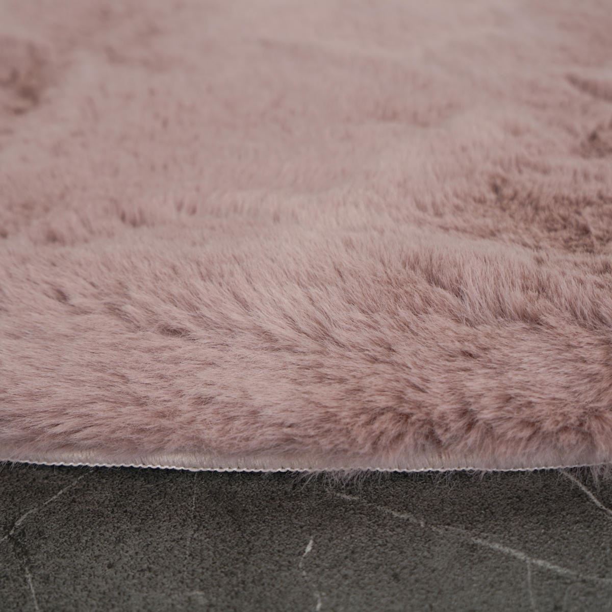 FELLTEPPICH CLOUD SUPER SOFT 120/120 cm Pink - Pink, Textil (120/120cm) - Consilio Concept