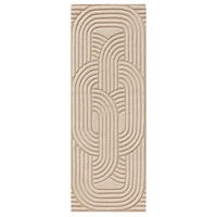WOLLTEPPICH-LÄUFER Nuria Beige 70x200 cm - Beige, Textil (70/200cm) - benuta Pure