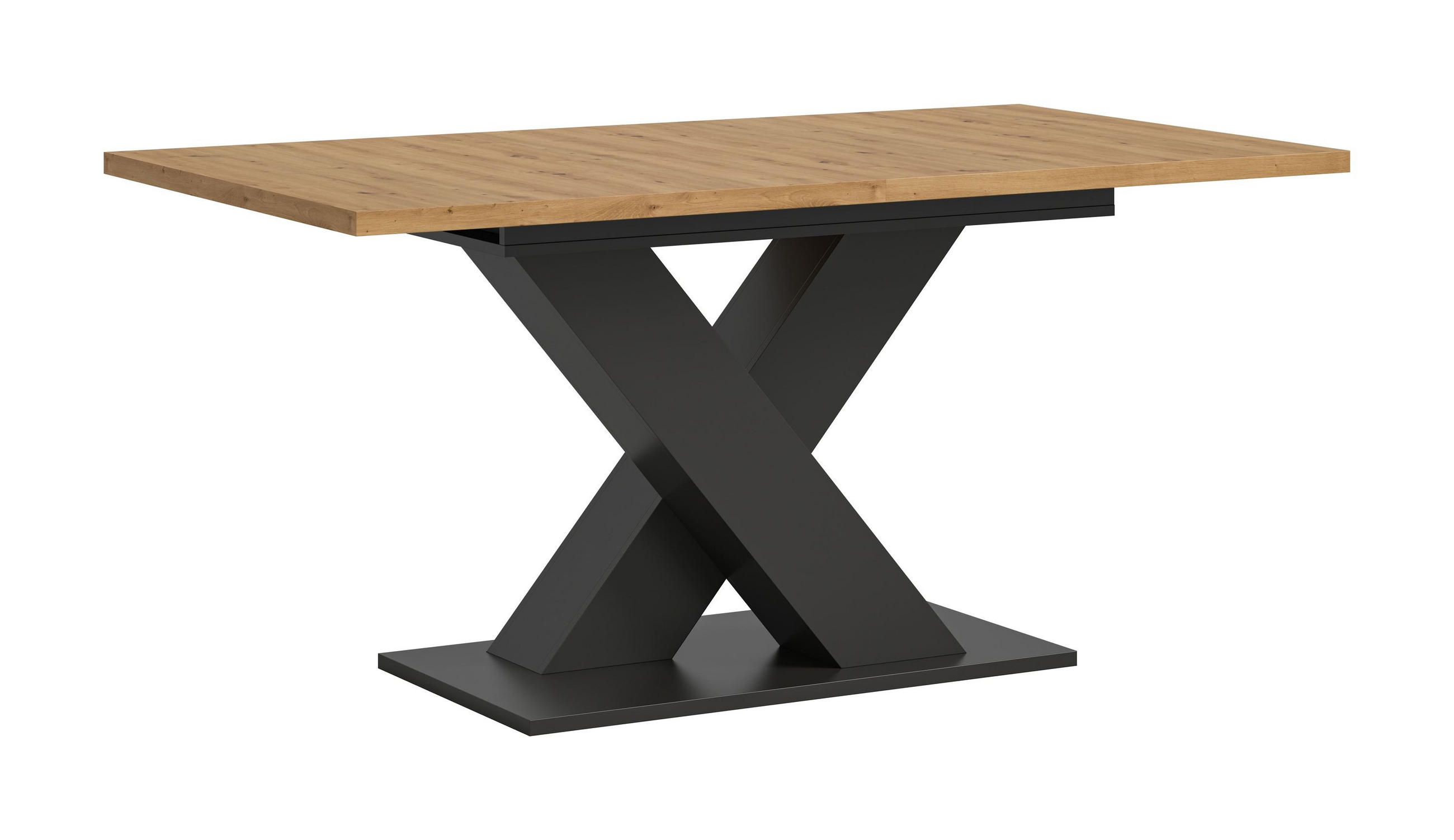 ESSTISCH MOTION (B/H/T: ca. 150/76/90 cm) in grau/Artisan Oak Nachbildung - Grau, Holzwerkstoff (90/150/76cm)