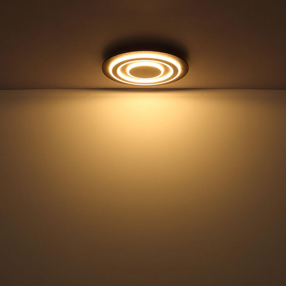 LED DECKENLEUCHTE Jayden Grau Metall - Grau, Metall (32/32/5.5cm) - Globo Lighting