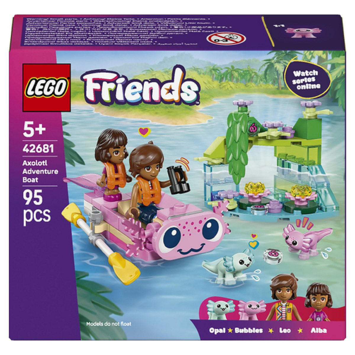 Lego Klemmbausteine Violett 12.2x4.6x14.1 cm