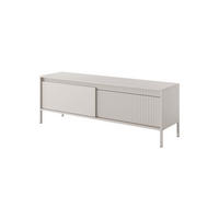 TV-LOWBOARD Ferrato D 153 cm Beige - mit 2 Türen i Riffel-Optik - Beige, Holz/Holzwerkstoff (153/53/39cm) - Ravio