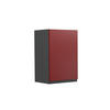 HÄNGESCHRANK R-Line Rot 40 cm J-Shape - Anthrazit/Rot, Holzwerkstoff (40/60/31cm) - Vicco