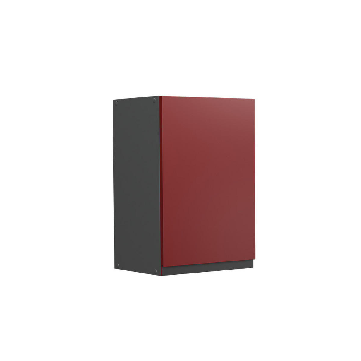 HÄNGESCHRANK R-Line Rot 40 cm J-Shape - Anthrazit/Rot, Holzwerkstoff (40/60/31cm) - Vicco