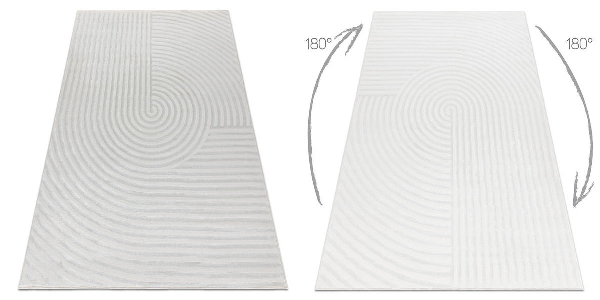 TEPPICH Balance 120/170 cm - Creme, Textil (120/170cm) - rugsX