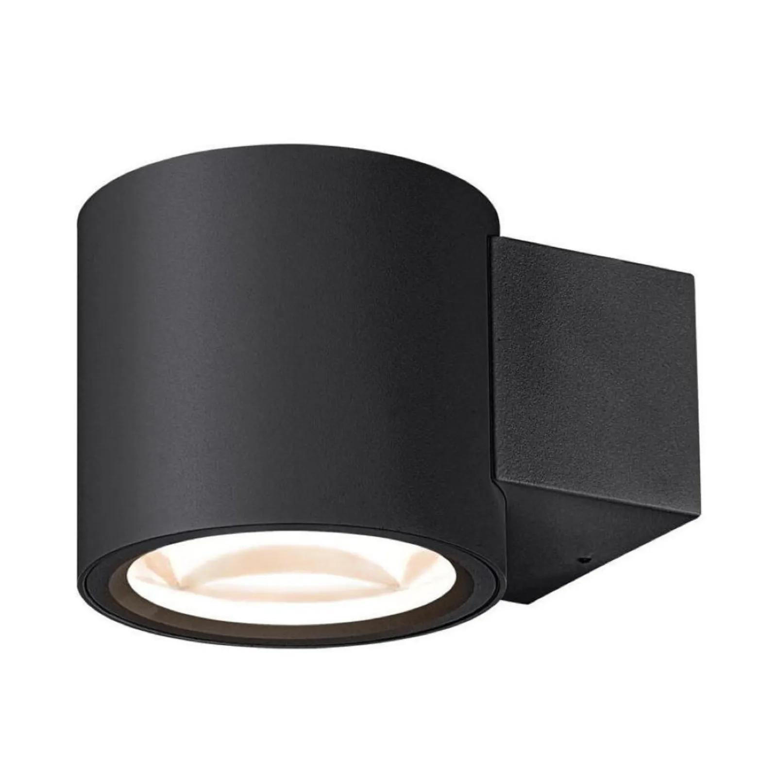 WANDLEUCHTE Oculus Schwarz - Schwarz, Metall (4.5/8.8/4.5cm) - SLV