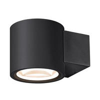WANDLEUCHTE Oculus Schwarz - Schwarz, Metall (4.5/8.8/4.5cm) - SLV
