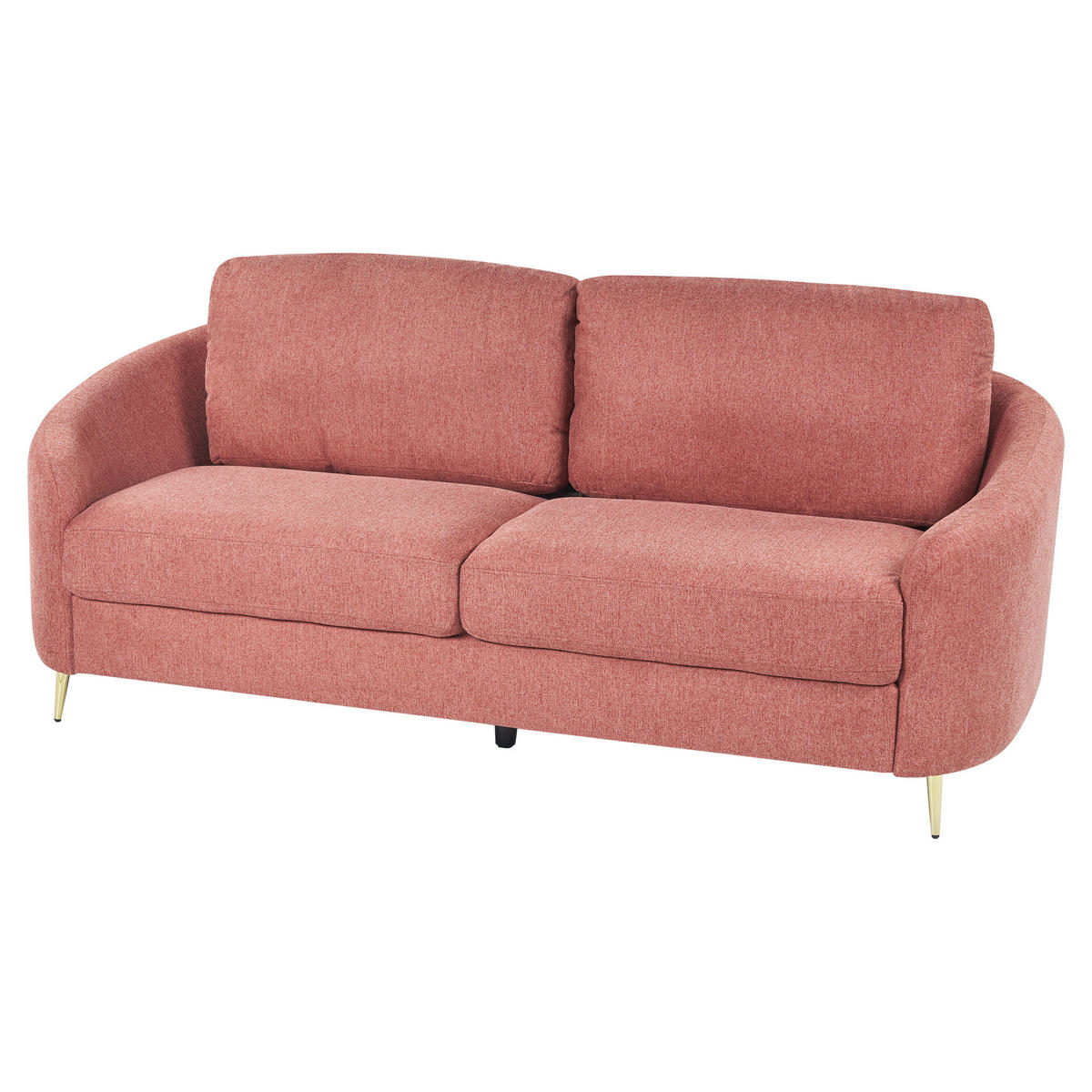 3-SITZER-SOFA Polsterbezug Rosa Trosa - Pink, Textil (203/88/86cm) - Beliani