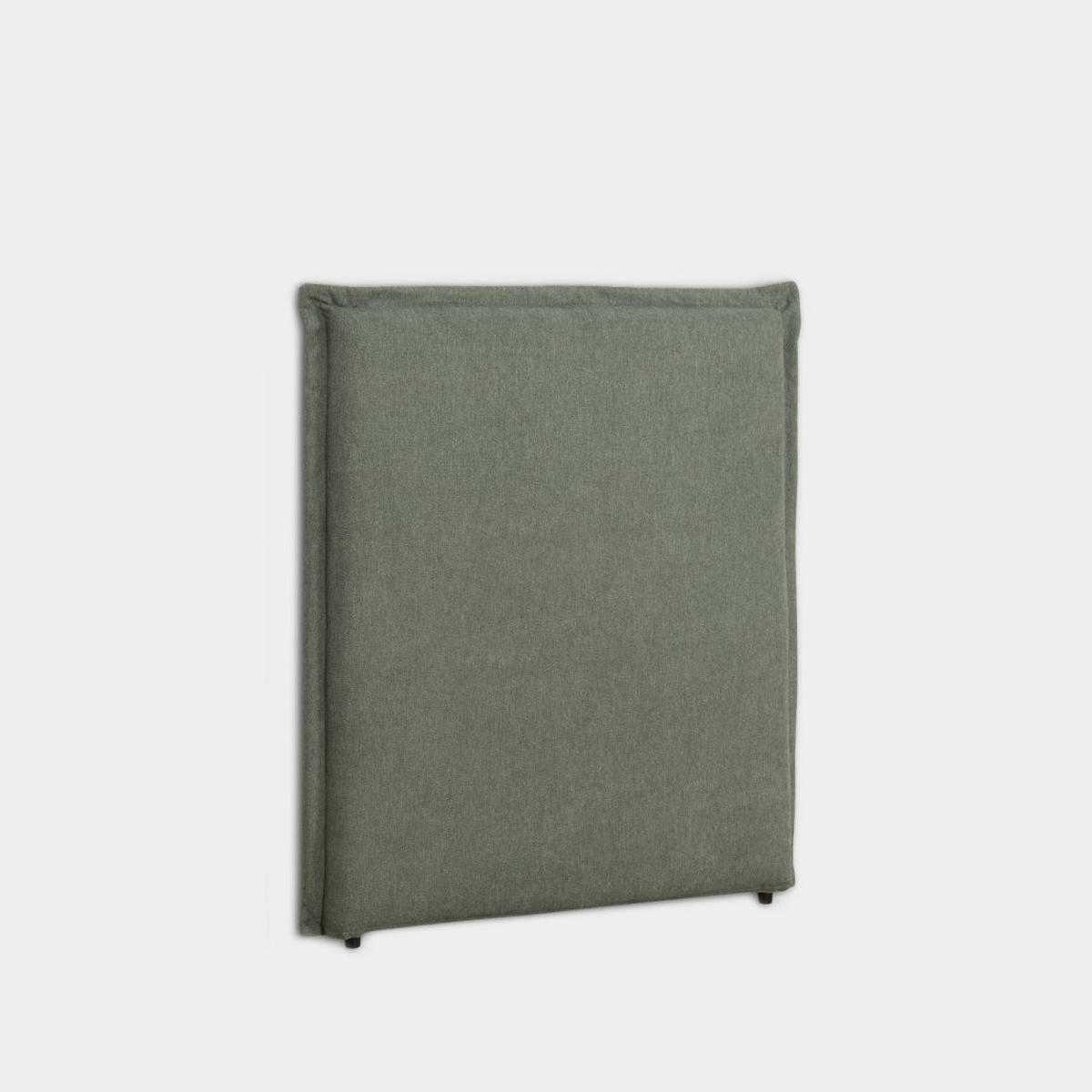 CABECERO INDIVIDUAL Louise Grün 107 cm x 120 cm - Grün, Textil (107/7cm) - Klast Home