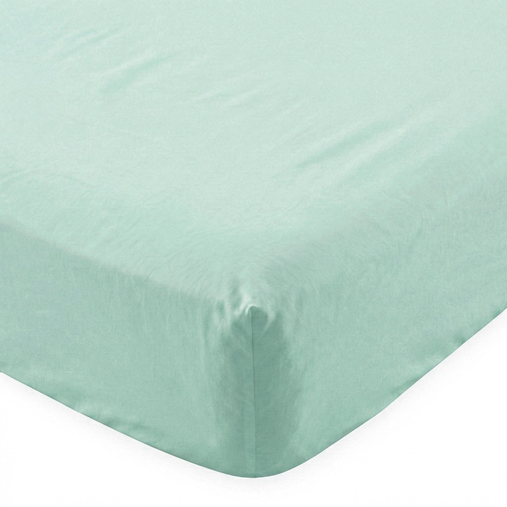 SPANNBETTTUCH basic 180x200x32 cm minze - Mintgrün, Textil (180/200cm) - Happy Friday