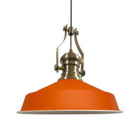 HÄNGELAMPE Neo-Asletl 40/39 cm - Orange, Metall (39/40/39cm) - Bamyum