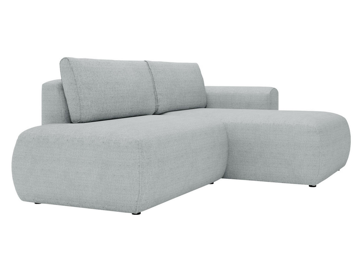 ECKSOFA Mila - Schwarz/Grau, Holzwerkstoff/Kunststoff (164/264cm) - MIRJAN24