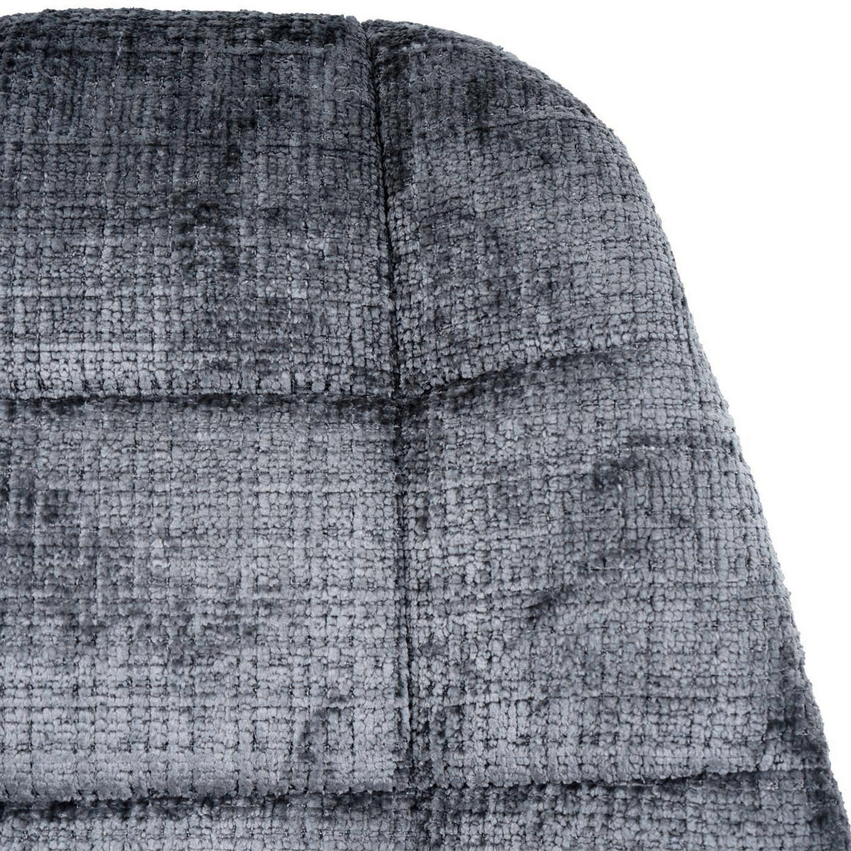 JEDÁLENSKÁ stolička Šedá - sivá/tmavosivá, textil (47/83/43cm) - MCW