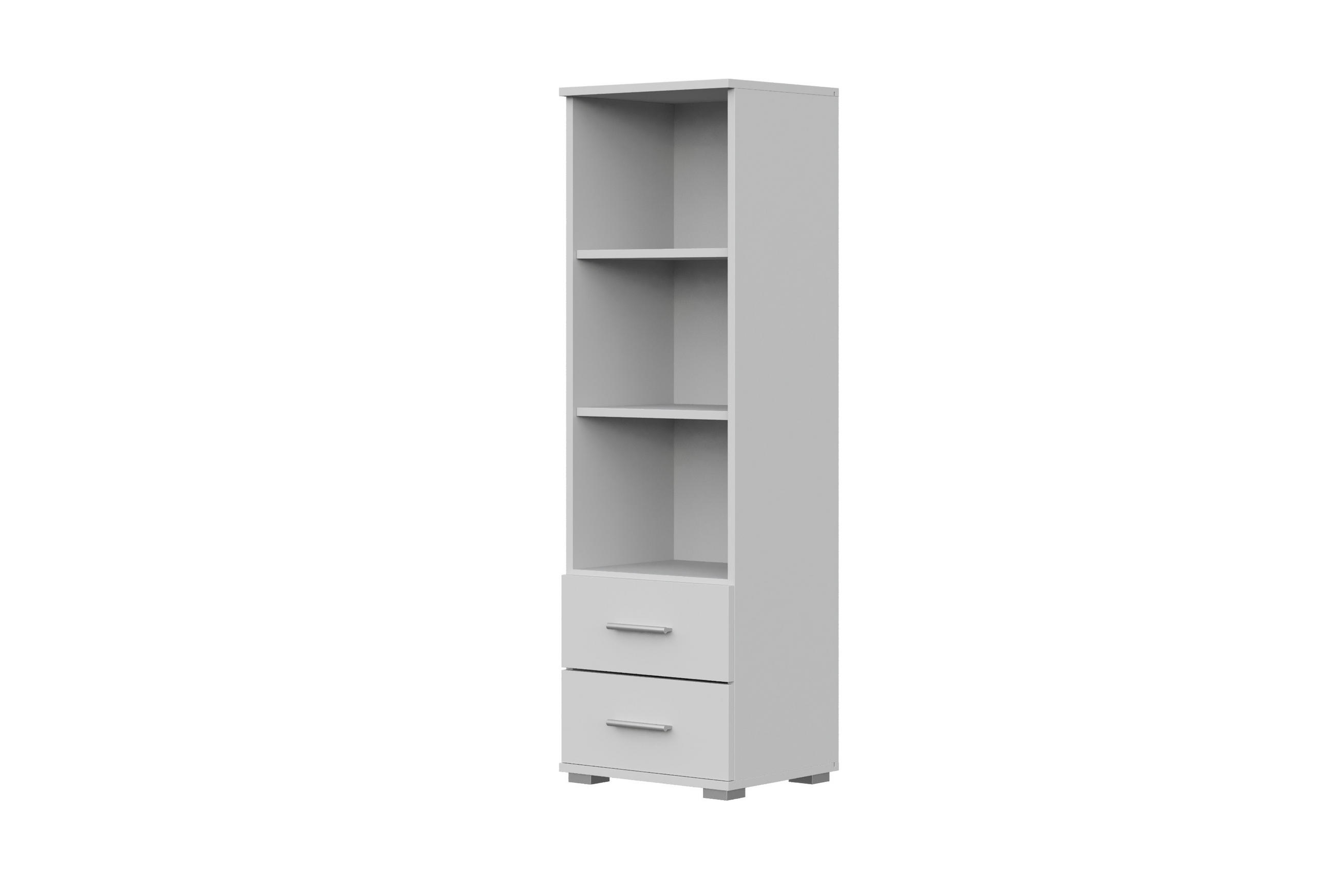 BÜCHERREGAL Weiß 40/130/34 - Weiß, Holzwerkstoff (40/130/34cm) - RAUMHIRSCH FURNITURE