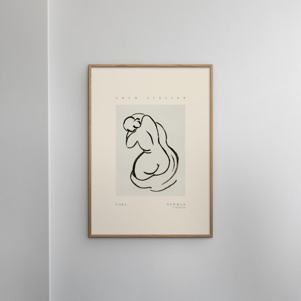 POSTER Arch Atelier - Carl Newman 03 - Naturfarben, Papier (70/100/0.1cm) - Poster&Frame