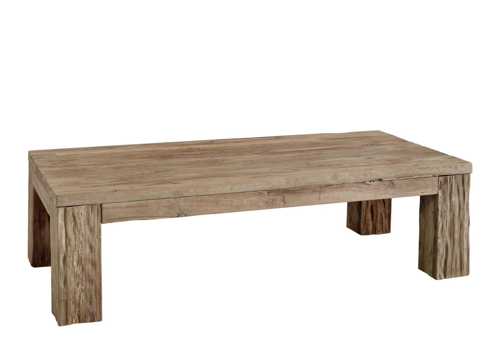 COUCHTISCH Teak 160x80x45 BASSANO #106 - Braun, Holz (160/80/45cm) - Massivmoebel24