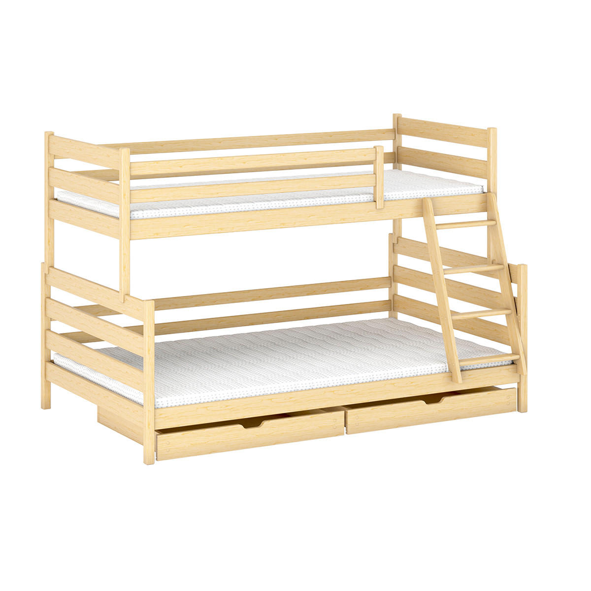 KREVET 120/200 Léo Drvo - smeđa, drvo (120/200cm) - Petits-meubles
