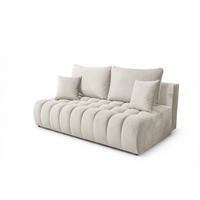 SCHLAFSOFA Nina - Beige, Holzwerkstoff/Textil (200/96/107cm) - Fun Möbel