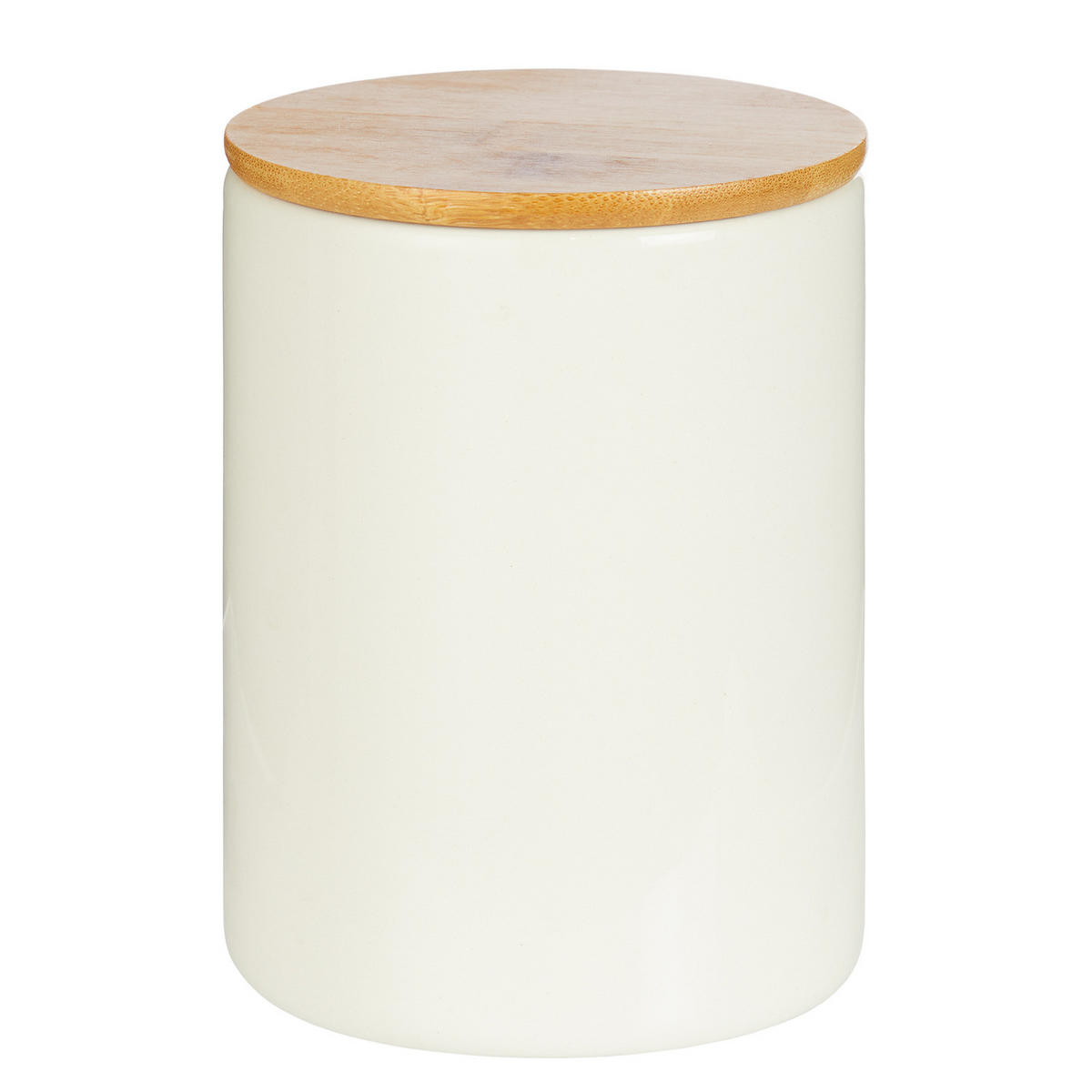 AUFBEWAHRUNGSDOSE Peanuts - Weiß, Keramik/Holz (10/14/10cm) - Butlers
