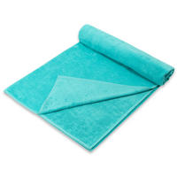 STRANDTUCH, 100x200 cm, 100% Baumwolle, Blau - Blau, Textil (100/200cm) - Zollner