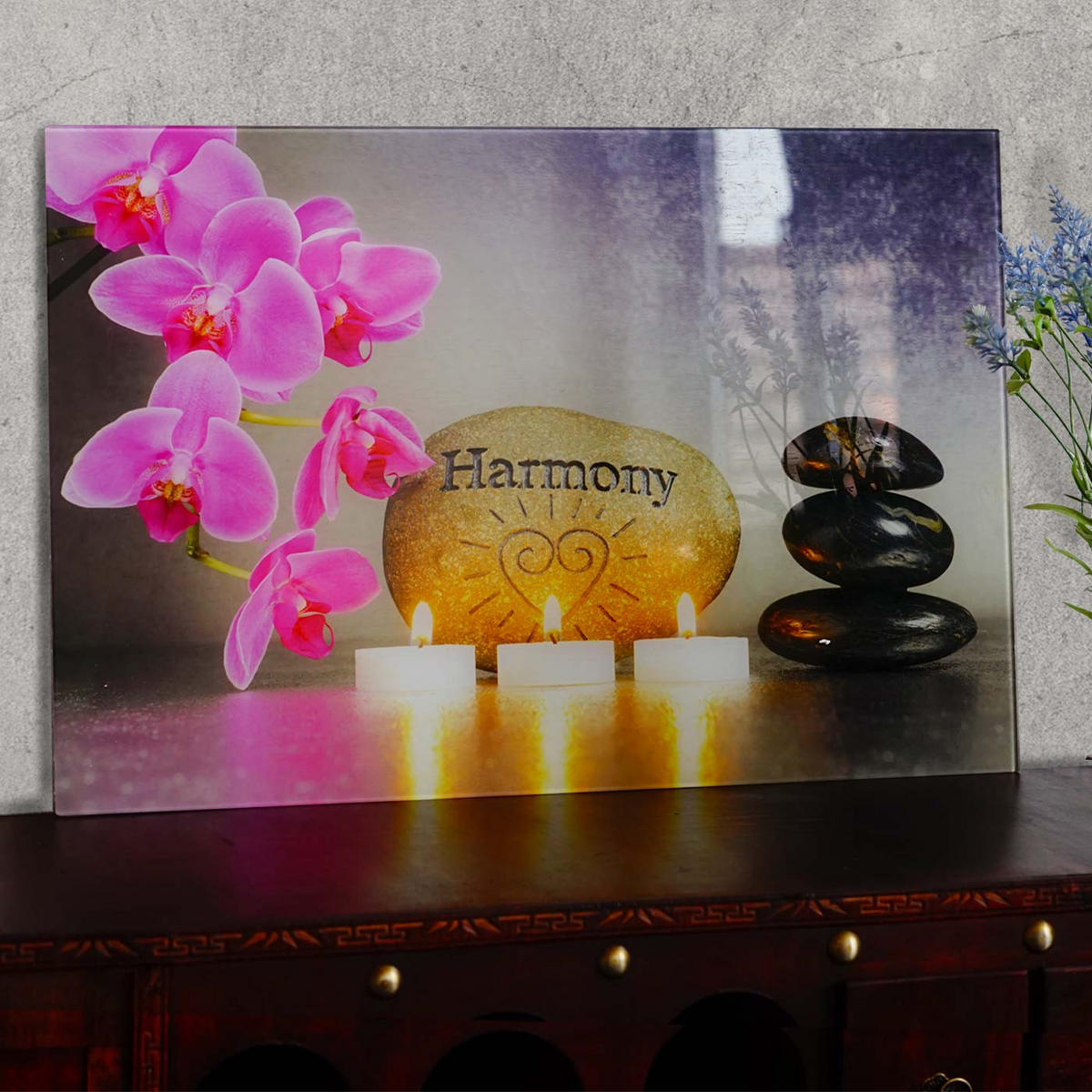 GLASBILD HARMONY Multicolor - Multicolor, Glas (60/40cm) - MCW