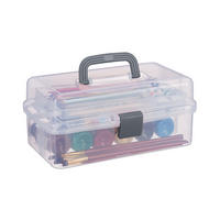 AUFBEWAHRUNGSBOX - Transparent, Kunststoff (33/14.5/19cm) - Relaxdays