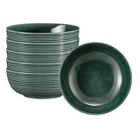 FOODBOWL Terra Moosgrün ø 20,4 cm 6er Set - Dunkelgrün, Keramik (20.4cm) - Seltmann Weiden