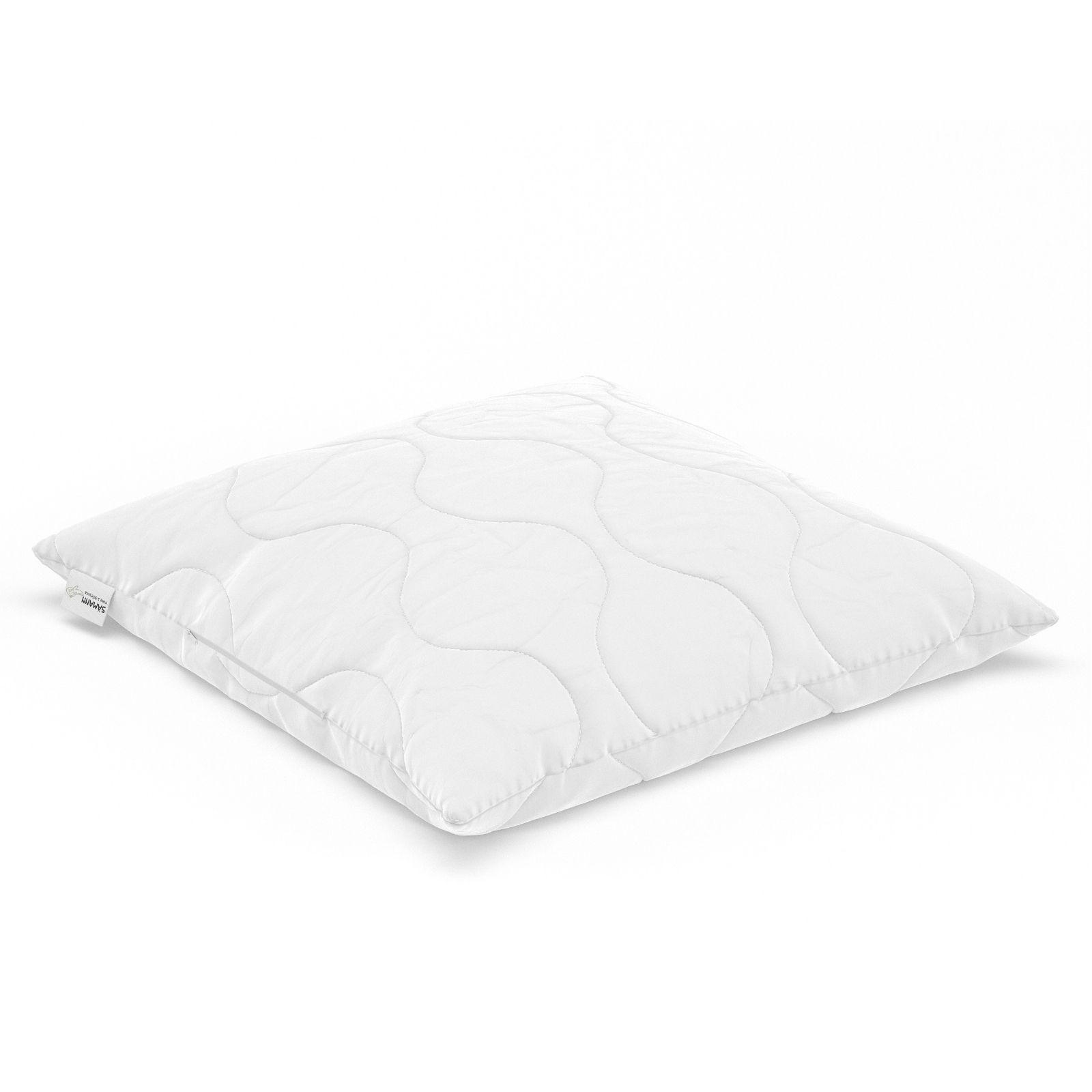 KOPFKISSEN 45x45 cm mit individuell anpassbarer Füllung - Weiß, Textil (45/45cm) - Sämann – make a difference.