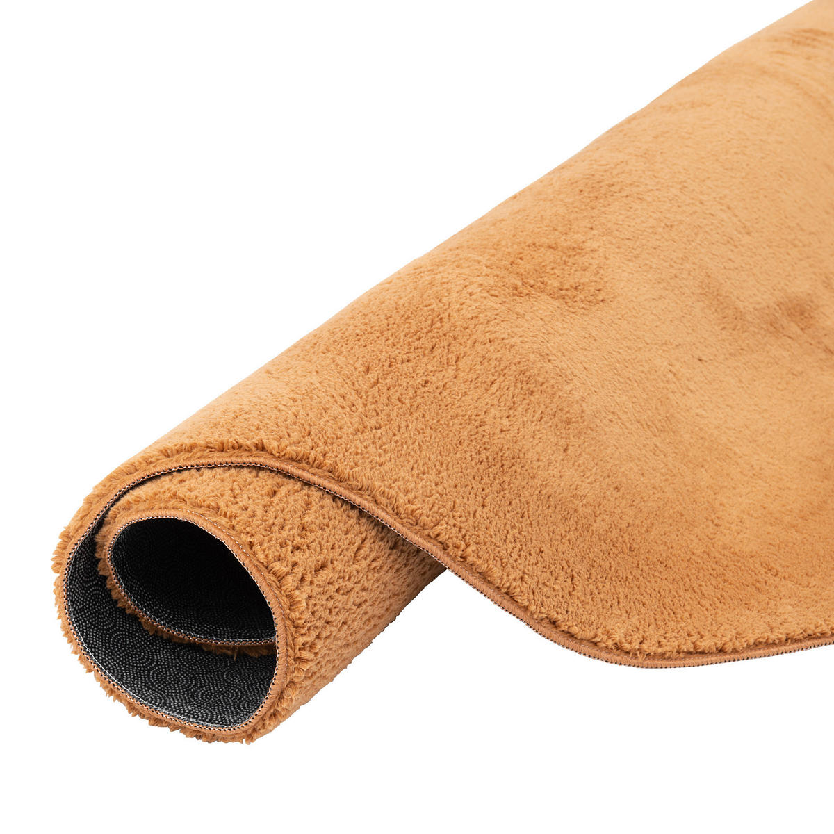 KINDER SUPER SOFT FELLTEPPICH PEARL KIDS RUND - Terracotta, Textil (160/160cm) - Pergamon