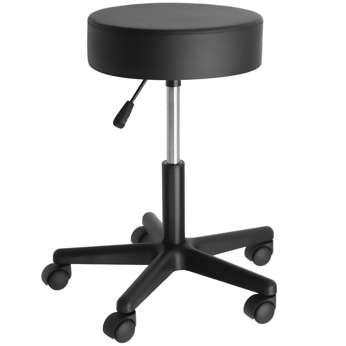 ROLLHOCKER Werner,Belastbarkeit 150 kg,schwarz - Schwarz, Textil (48/63/48cm) - tectake