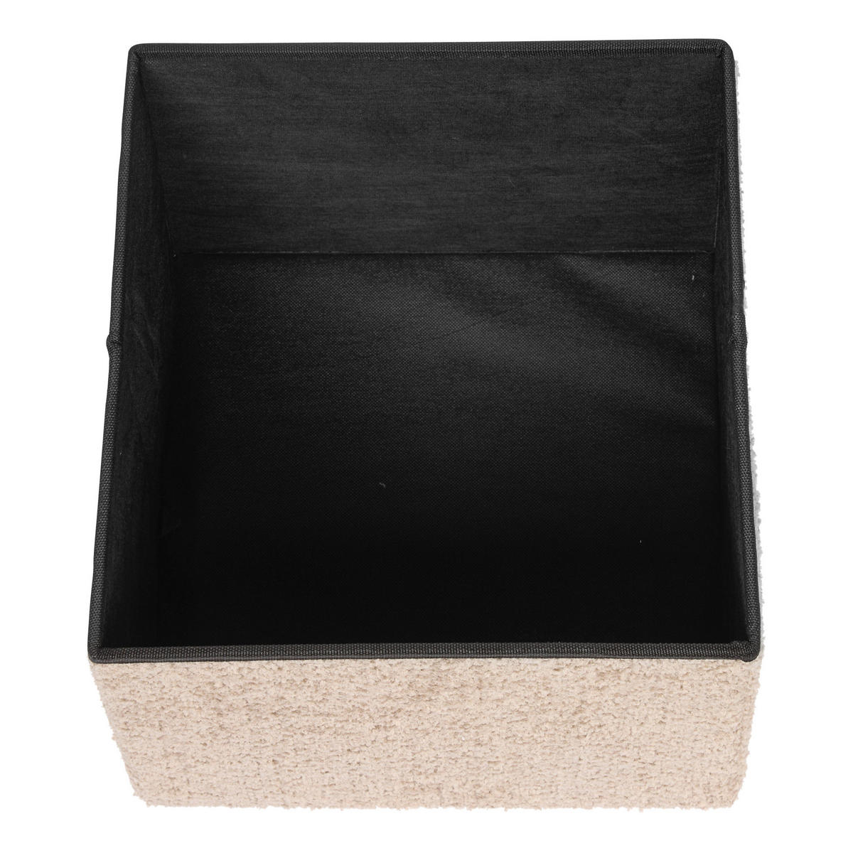 POUF Soana 38/38/38 cm - Beige, Holzwerkstoff (38/38/38cm) - Atmosphera Createur d´interieur
