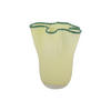 VASE Glas Ruffles 31,5 cm - Grün, Glas (19.5/22cm) - Present Time