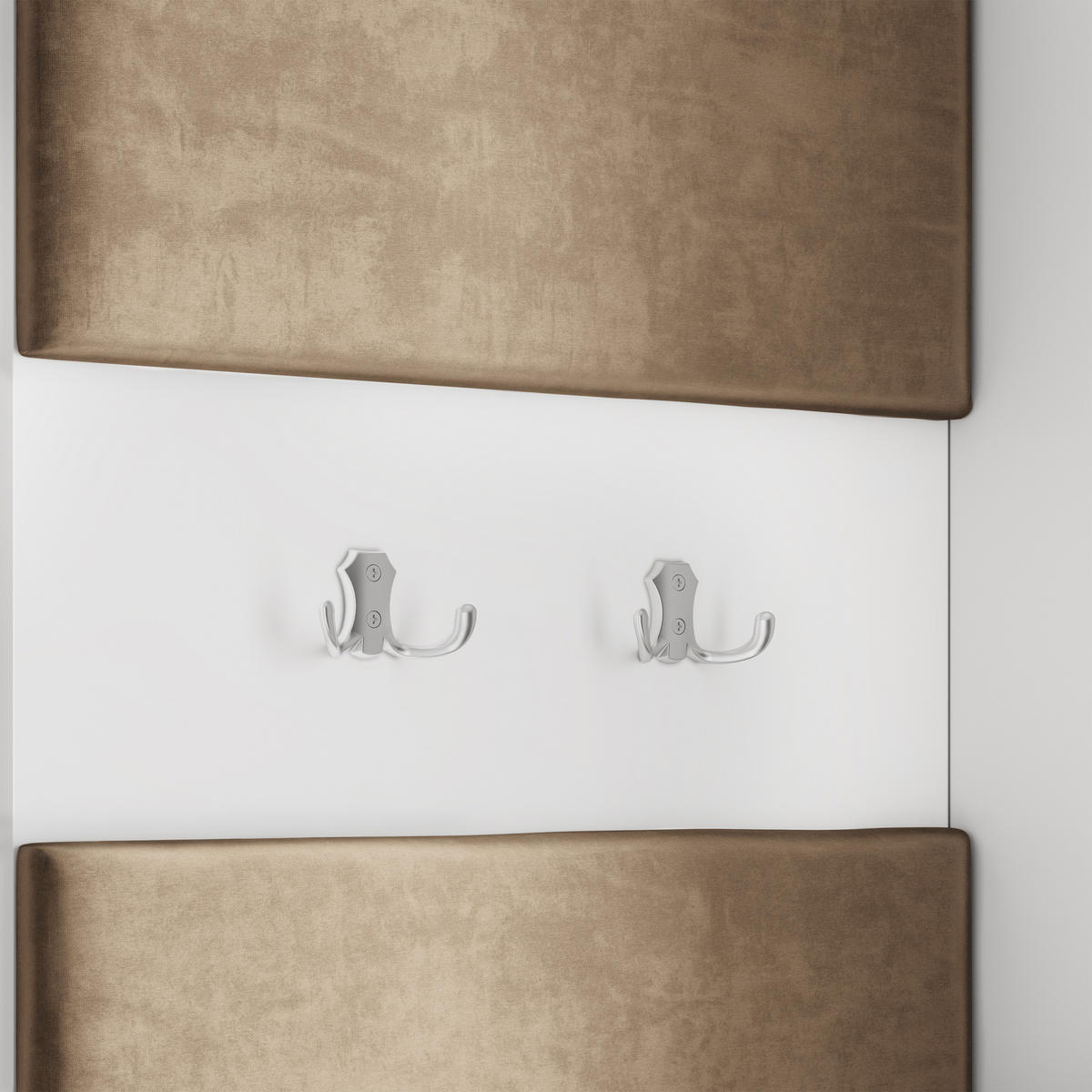 GARDEROBENSCHRANK VIRA 95/181/51 cm Modern Garderobe-Set Eiche Wotan - Beige/Eiche Wotan, Holzwerkstoff (95/181/51cm) - MASSENO