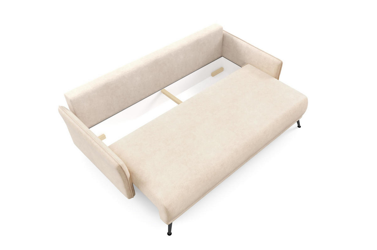 SCHLAFSOFA - Sofa Lamala - Beige - Beige, Holzwerkstoff (219/96/104cm) - Möblo