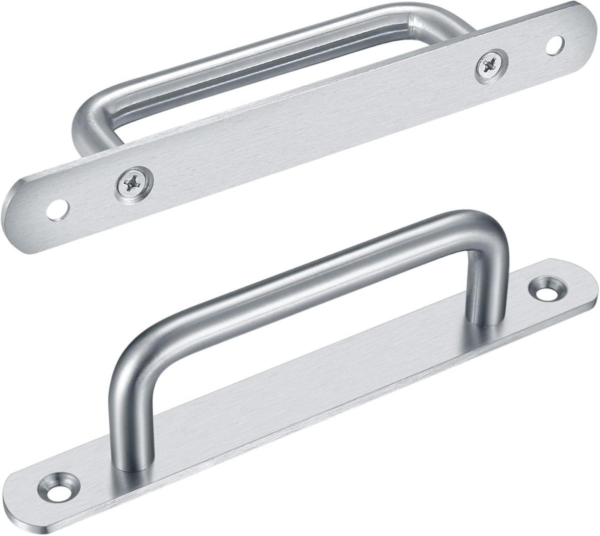 MÖBELGRIFF 2er-Set Edelstahl - Silberfarben, Metall (1.9/3.8/16cm)