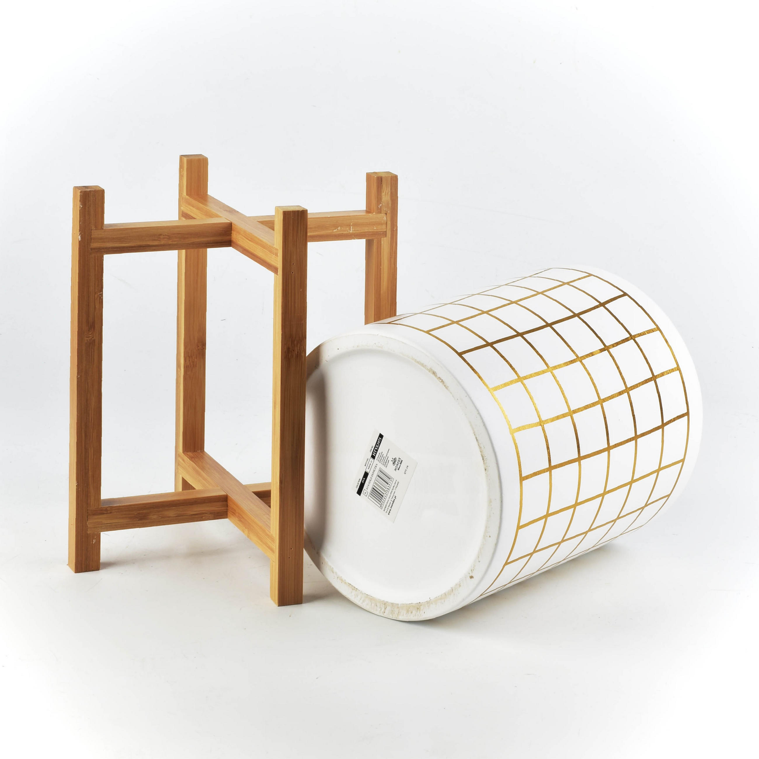 BLUMENTOPF Ava Weiß 20/20/23 cm Keramik - Weiß, Keramik (20/23cm) - Mondex