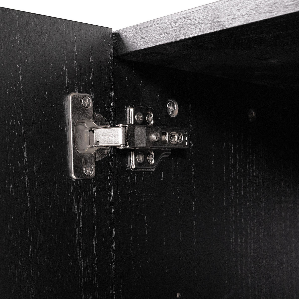 SIDEBOARD - 120 cm - Schwarz, Holzwerkstoff (120/75/40cm) - home24