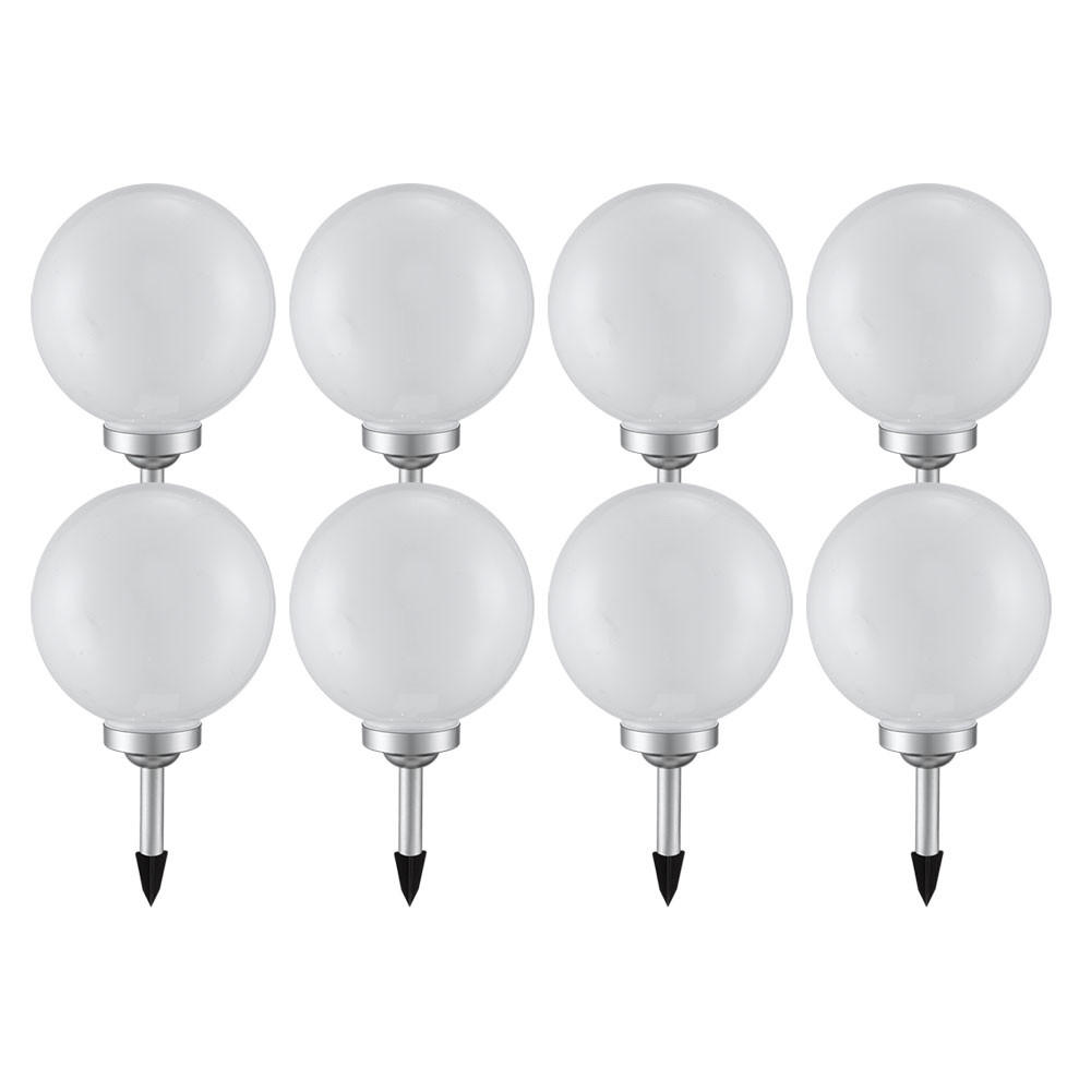 LED AUSSENLEUCHTE Kunststoff Weiß - Weiß, Kunststoff (20/20/62cm)