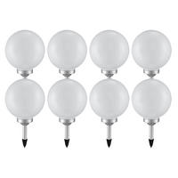 LED AUSSENLEUCHTE Kunststoff Weiß - Weiß, Kunststoff (20/20/62cm)