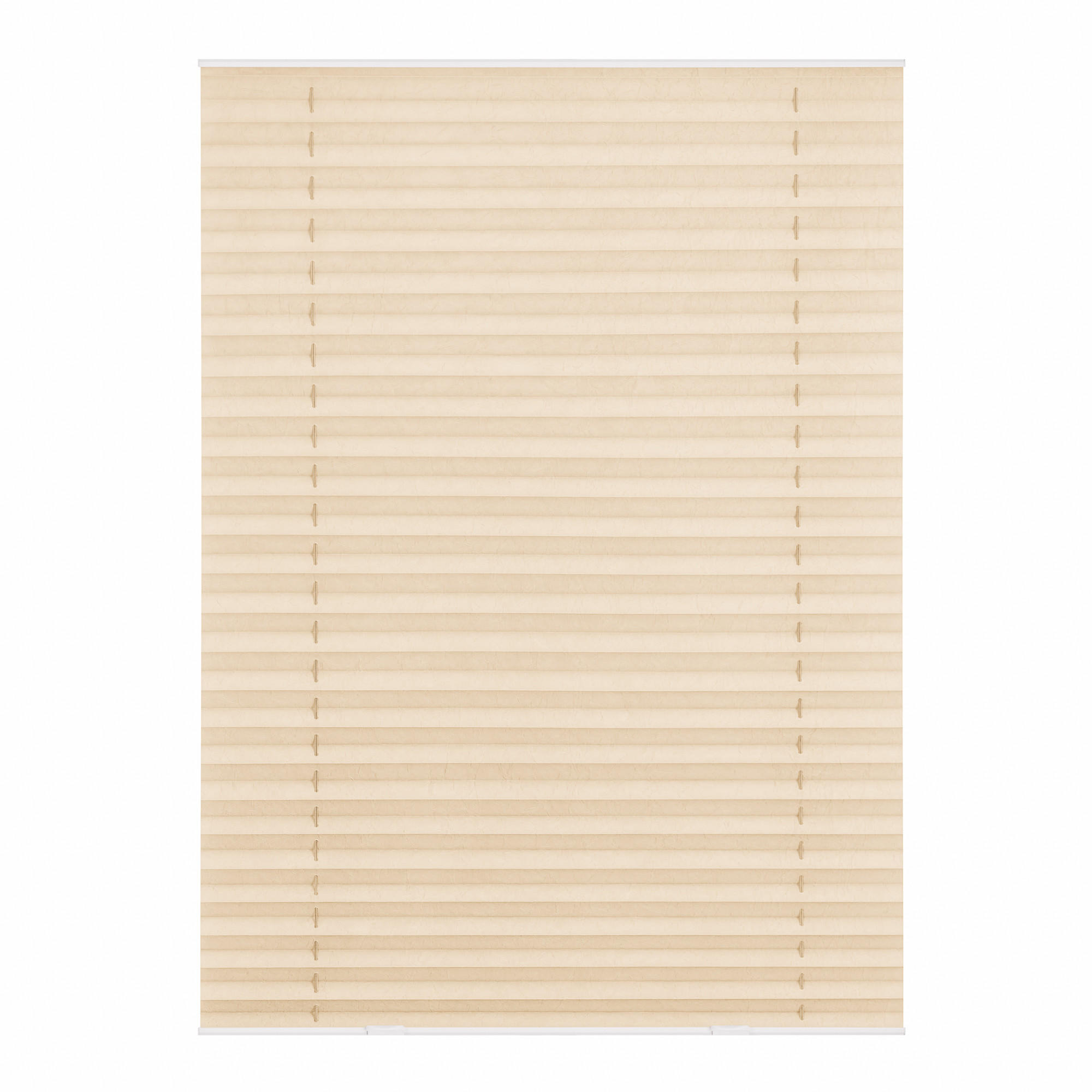 DACHFENSTER PLISSEE HAFTFIX, OHNE BOHREN - Creme, Kunststoff (95.3/122cm) - Lichtblick Original