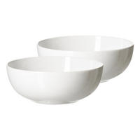 SERVIERSCHALEN Volos weiß ø 22,5 cm 2er Set - Weiß, Keramik (22.5/8/22.5cm) - Ritzenhoff Breker