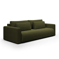 SOFA Evy 3 Sitzplätze Grün - Grün, Holz (238/82/105cm) - Petits-meubles