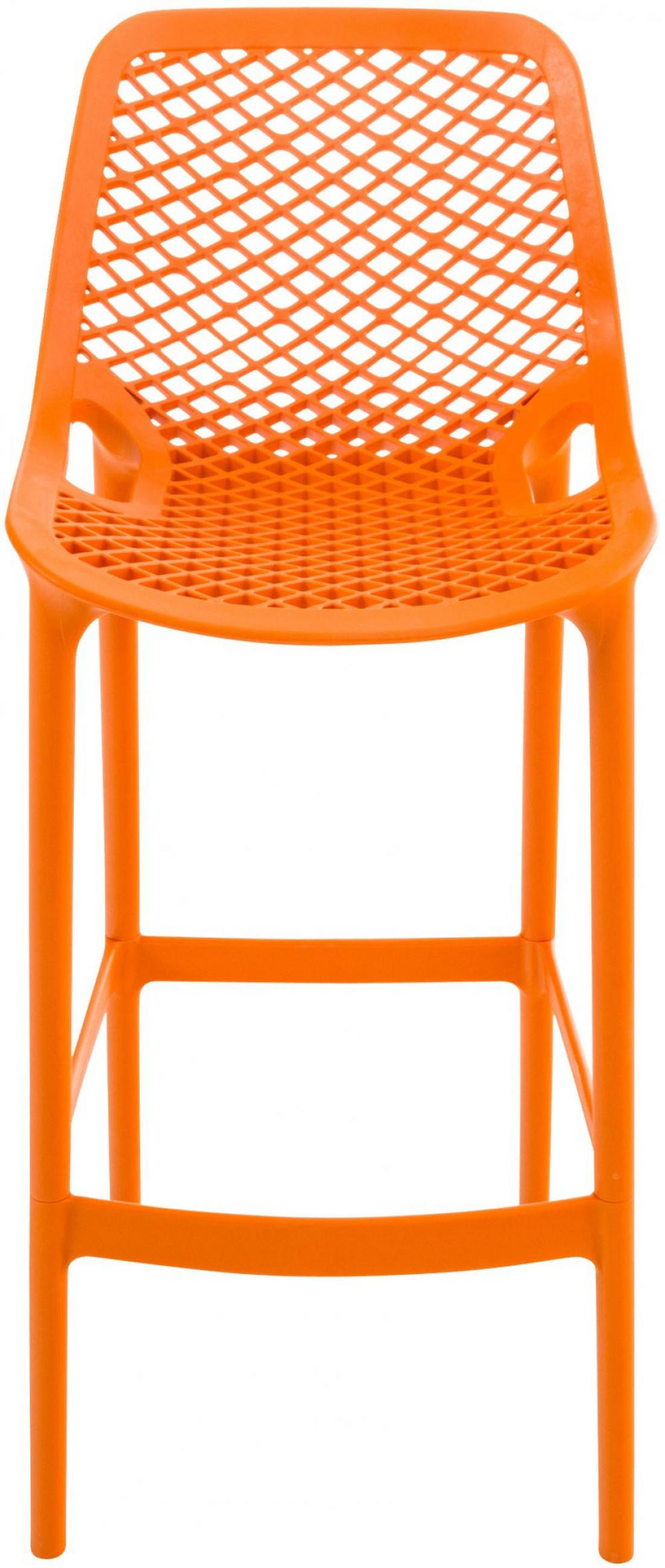 BARHOCKER Kunststoff orange - Rot/Orange, Kunststoff (45/105/53cm) - CLP